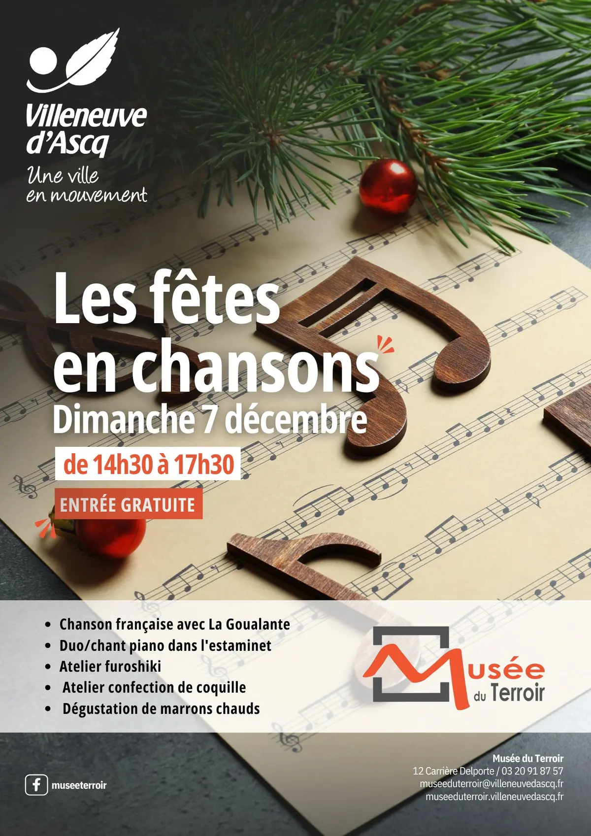 Les fêtes en chansons