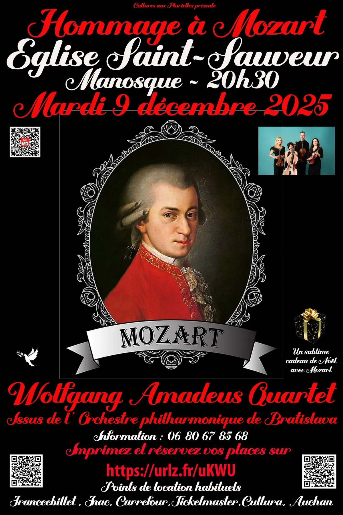 Wolfgang Amadeus Quartet : Hommage à Mozart