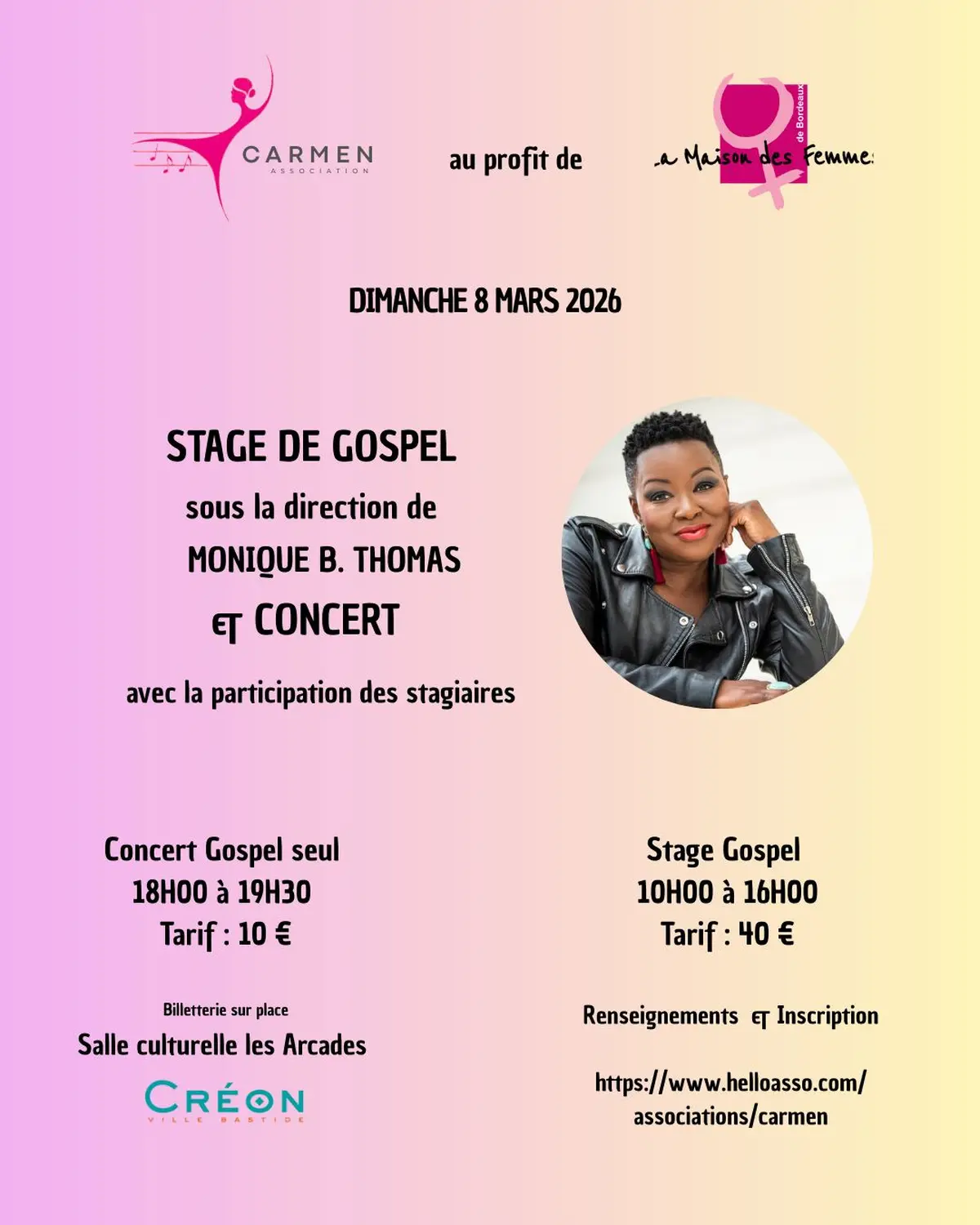 Stage Et Conceet GOSPEL a CREON