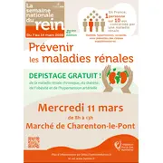 Semaine du rein : Journée de dépistage gratuit  de la maladie rénale chronique