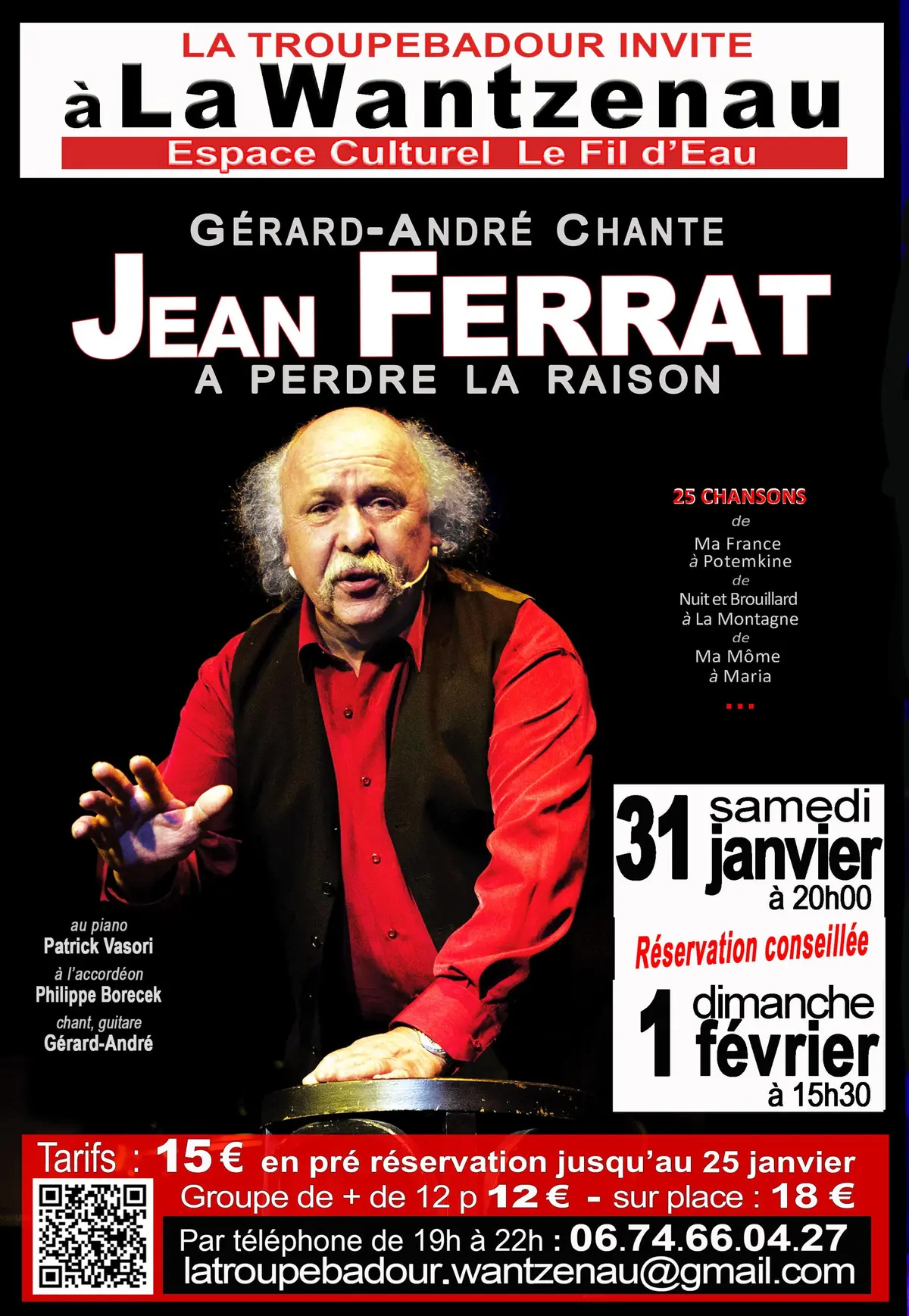 Ferrat..........à perdre la raison  - Gérard-André chanteur, auteur compositeur