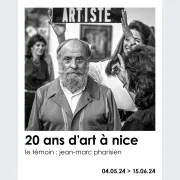20 ans d’art à Nice, 1980 – 2000, Le témoin : Jean-Marc Pharisien