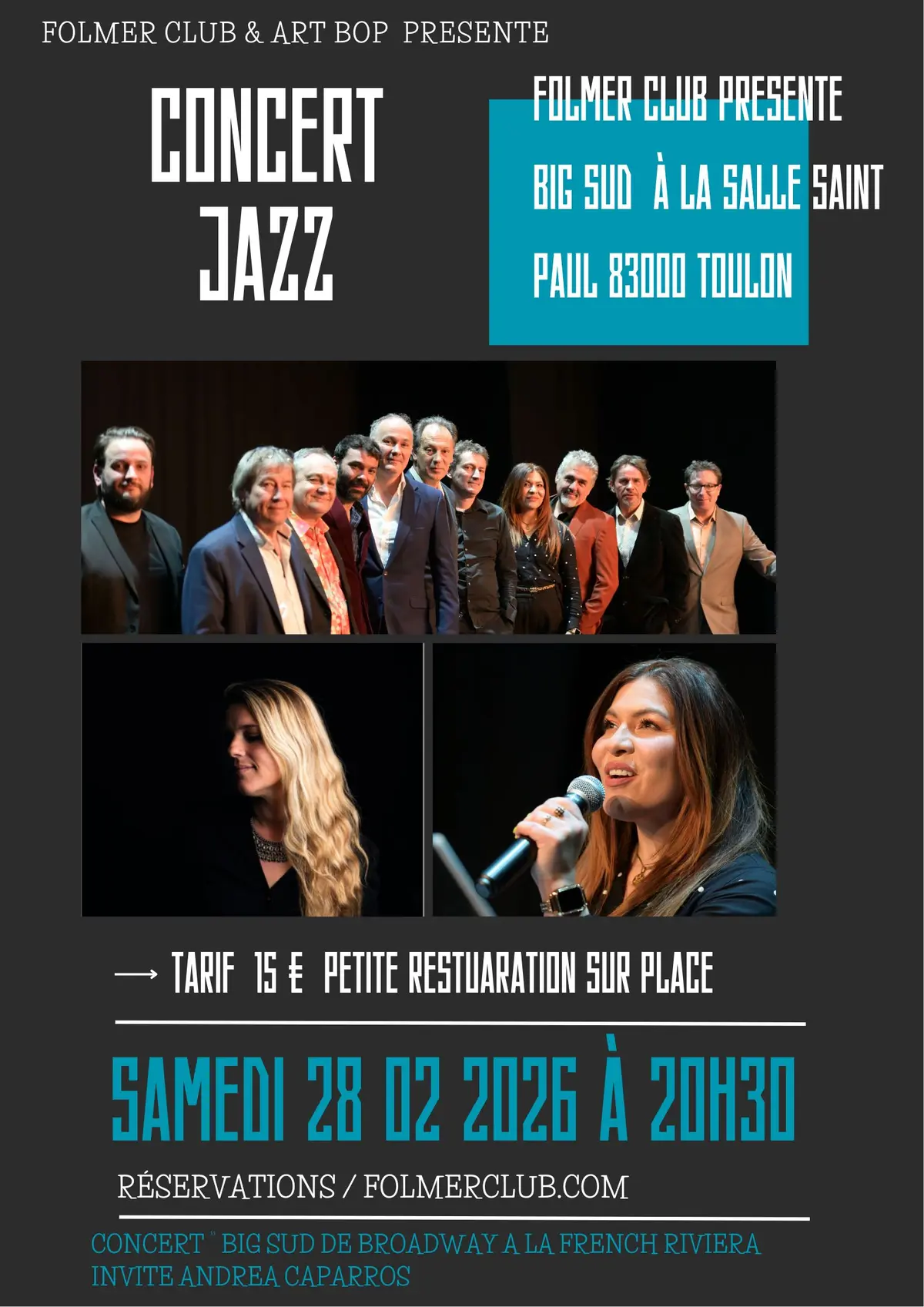 BIG SUD  De Broadway à French Riviera  Invite Andréa Caparros 