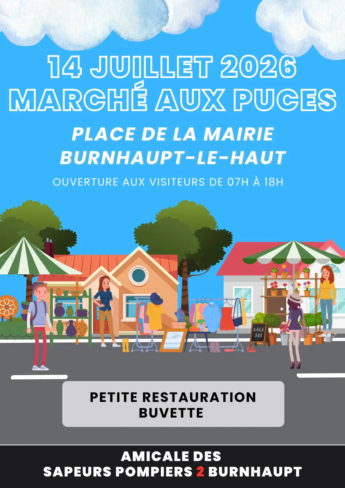 Marché aux Puces des Sapeurs Pompiers 2 Burnhaupt à Burnhaupt le Haut