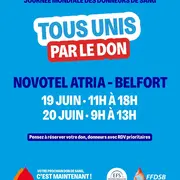 Collecte de sang - Journée Mondiale du don de sang de Belfort