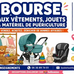 Bourse aux vêtements, jouets et matériel de puériculture 2026