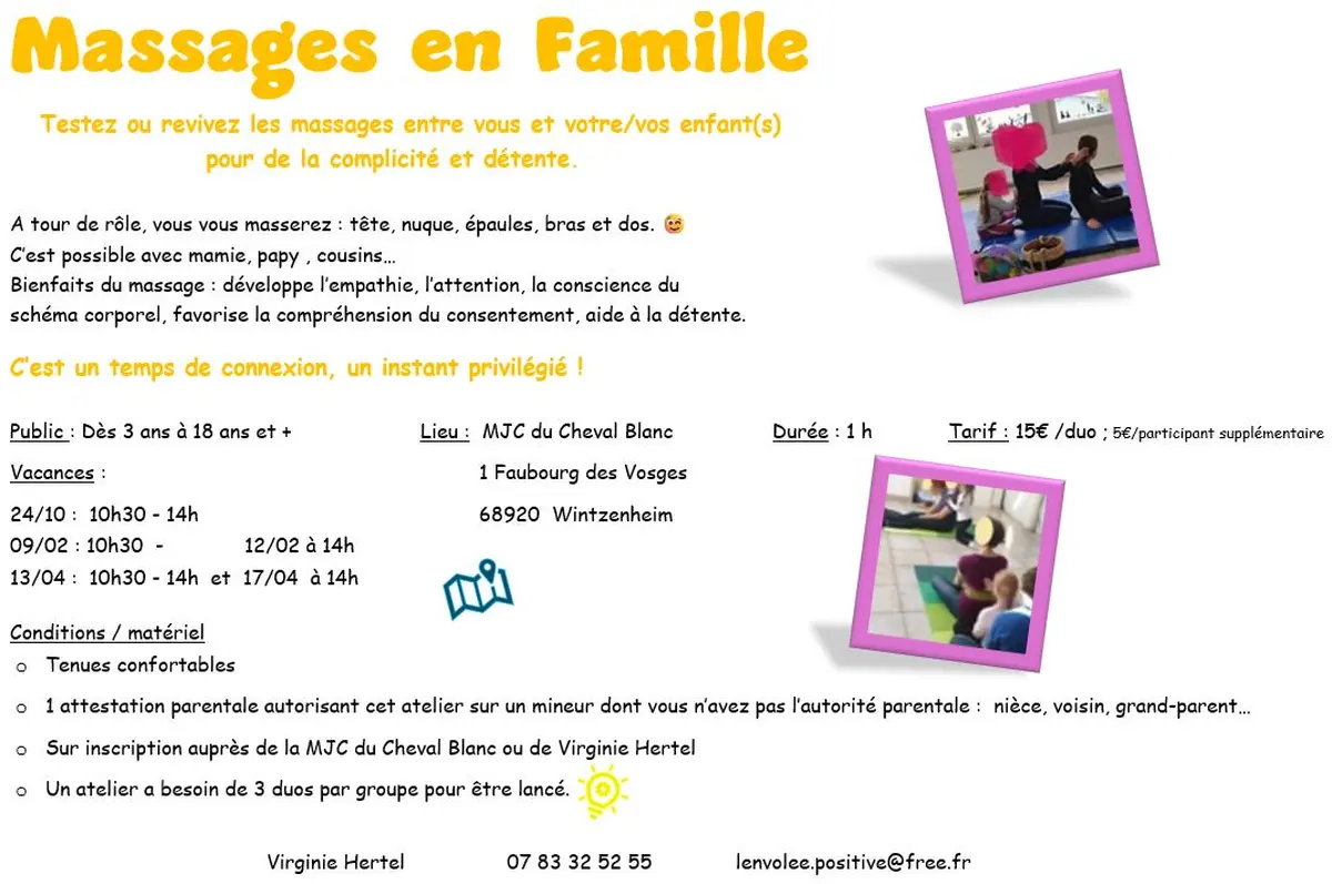 Massages en famille