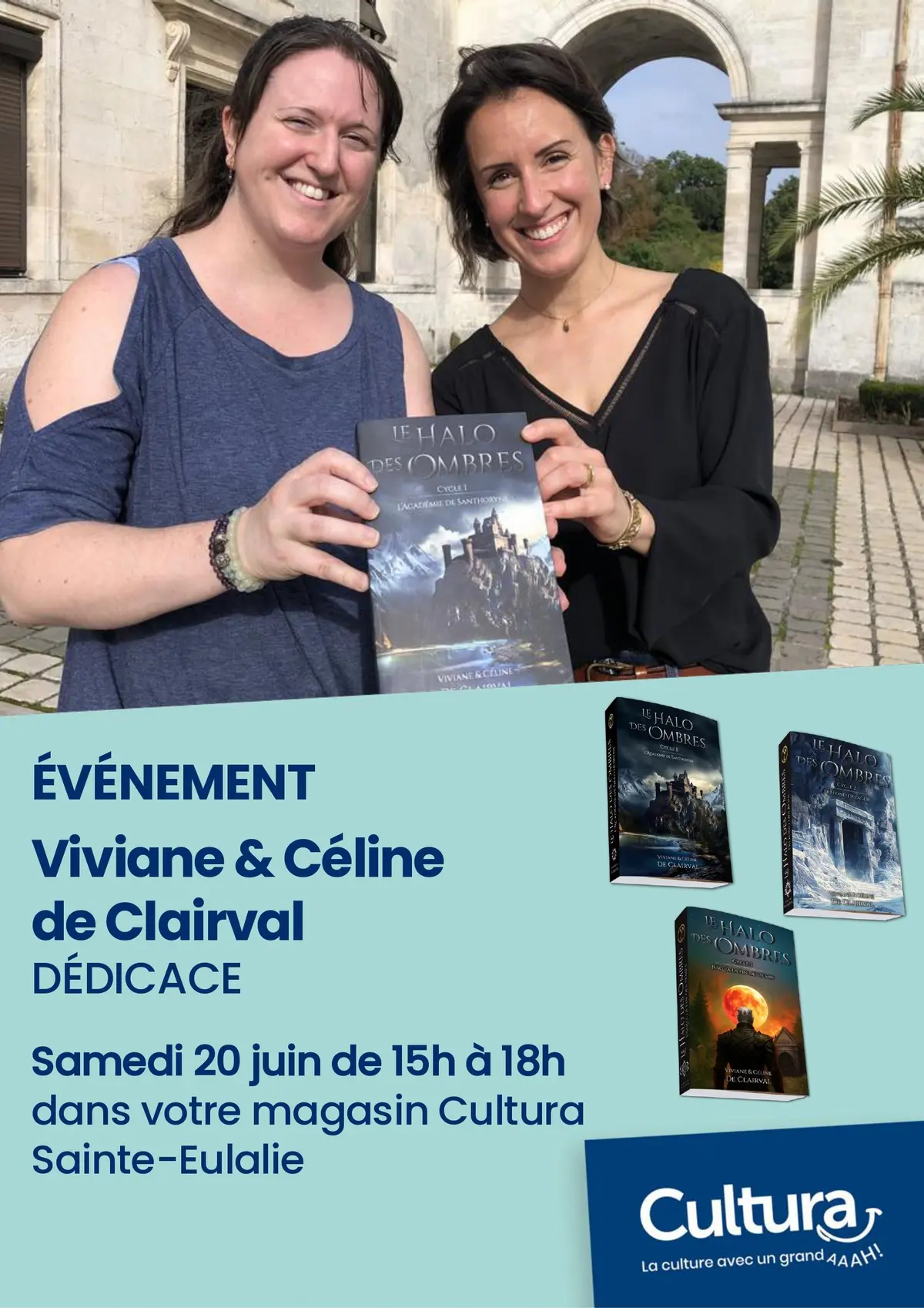 Dédicace à Saint-Eulalie : rencontrez les autrices du Halo des Ombres le 20 juin