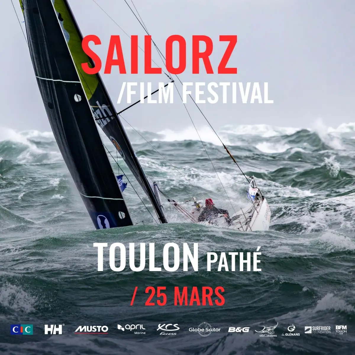 Sailorz Film Festival 2026 Toulon - La voile de compétition sur écran géant