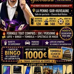 Loto spectacle de magie 