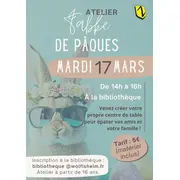 Atelier Ma table de Pâques