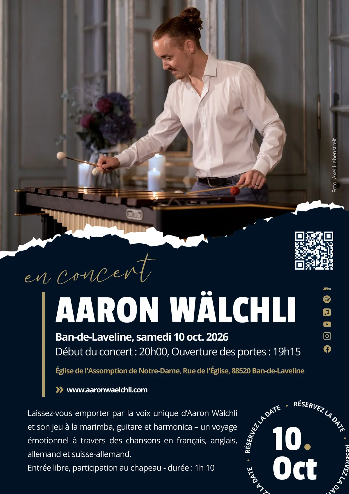 Aaron Wälchli en Concert