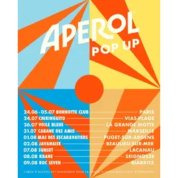Aperol Pop-Up : un rendez-vous estival au Bonnotte Club du 24 juin au 5 juillet