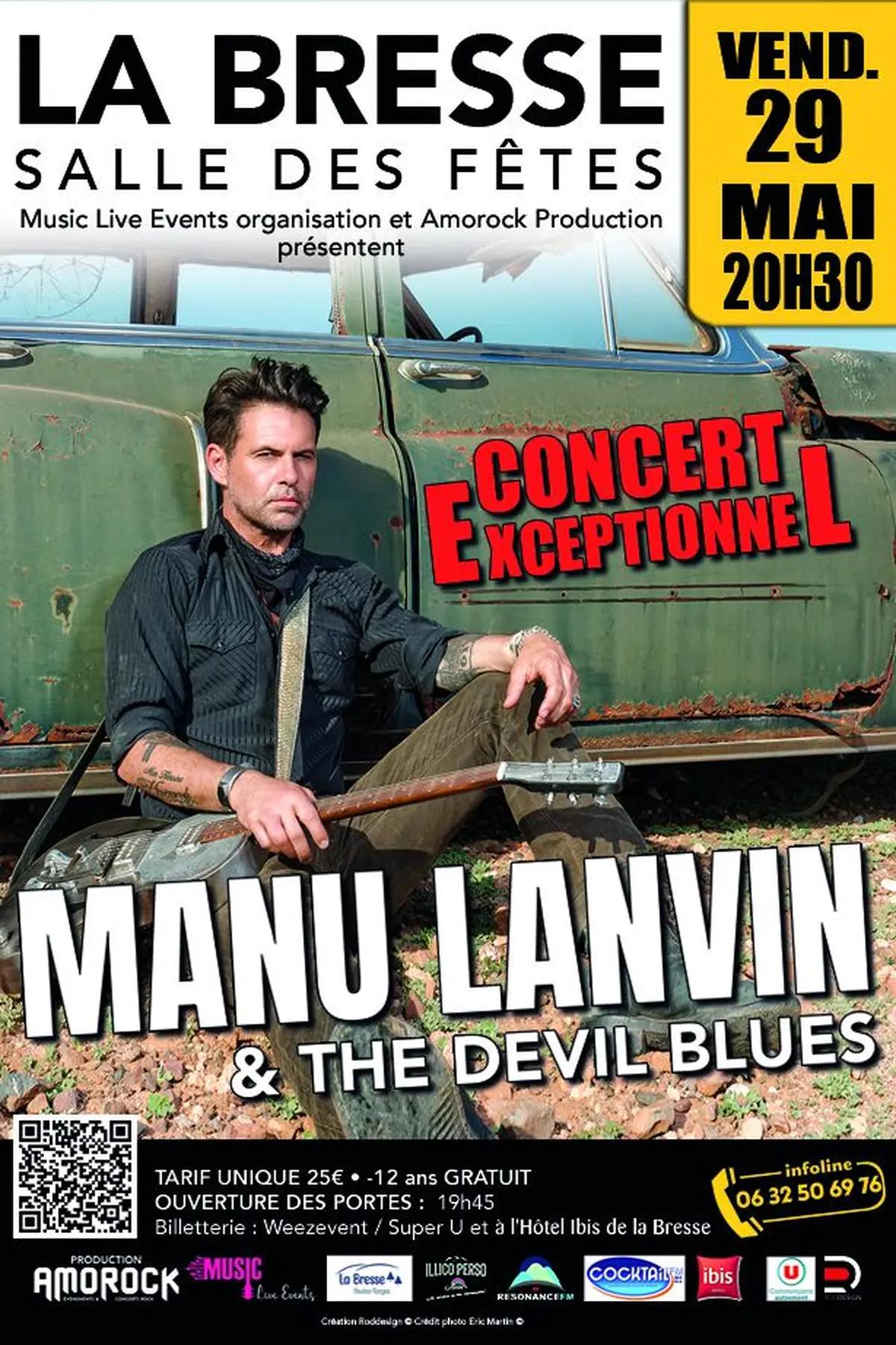 Manu lanvin and the Devil Blues en concert exceptionnel 
