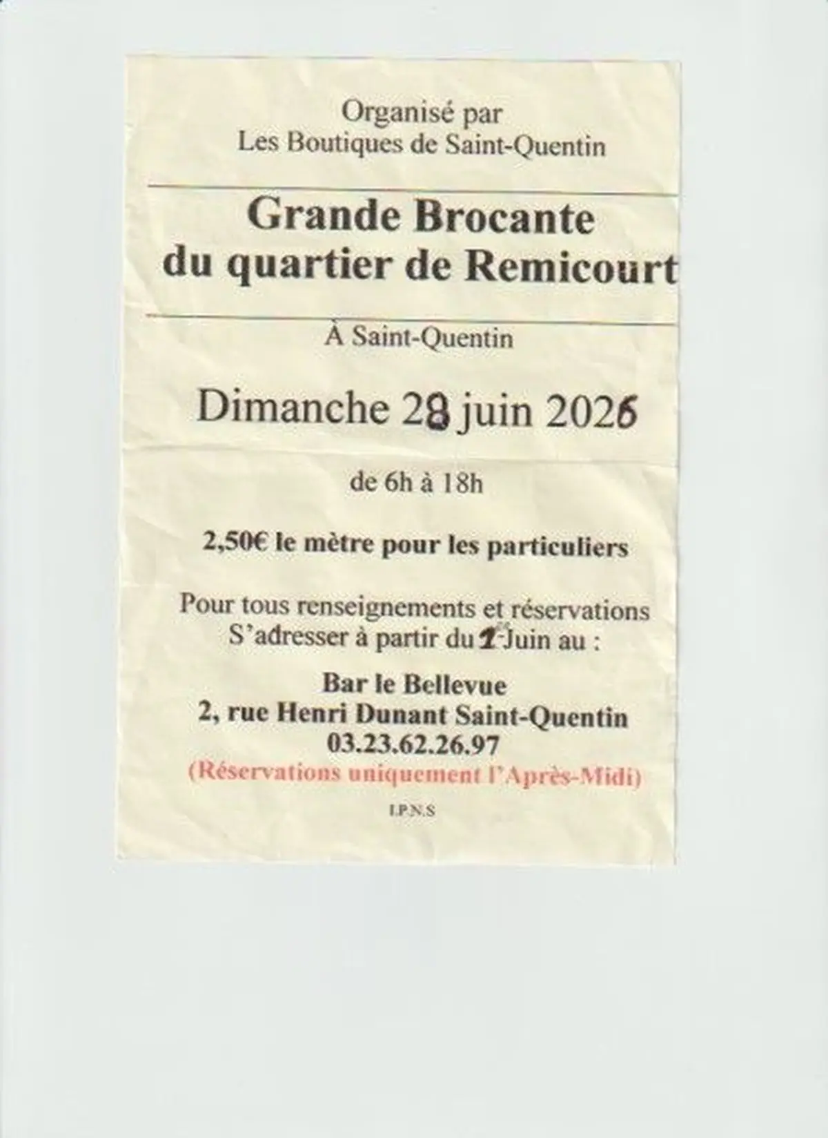 Grande brocante du quartier de Remicourt