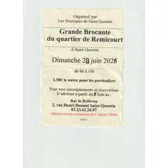 Grande brocante du quartier de Remicourt