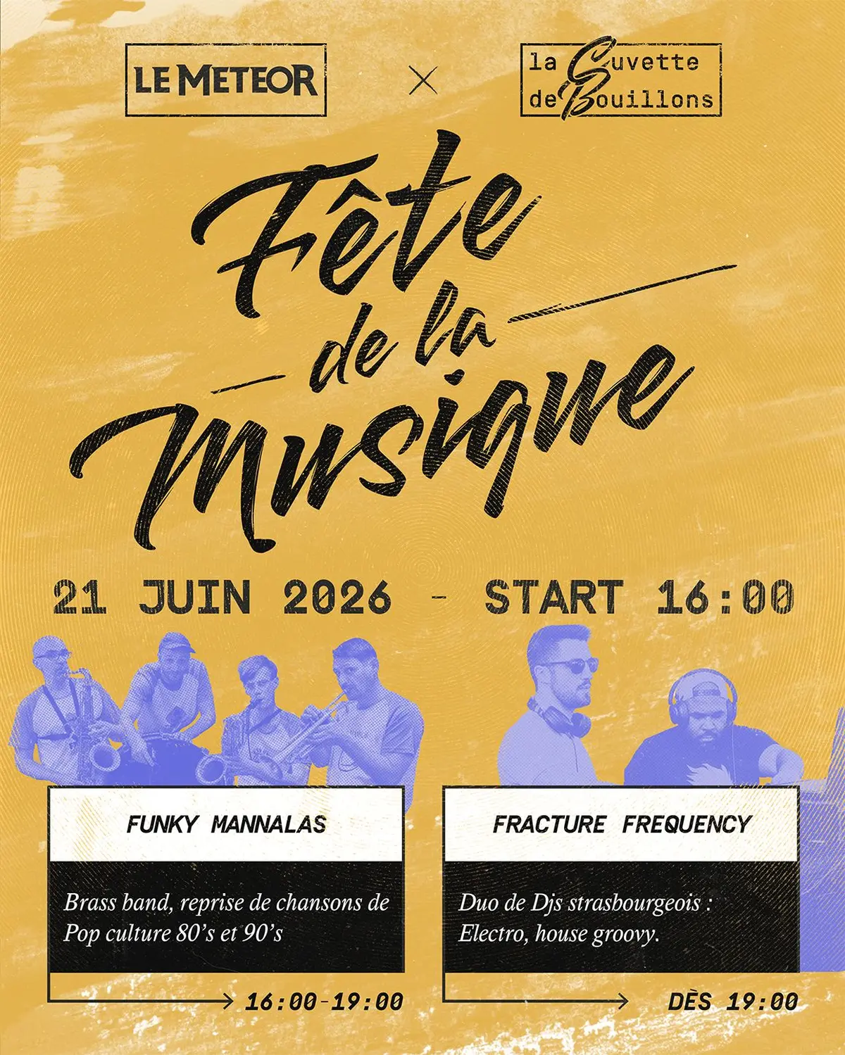 Fête de la musique Meteor X La Cuvette de Bouillons