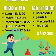 vacance scolaire avril fit kids 