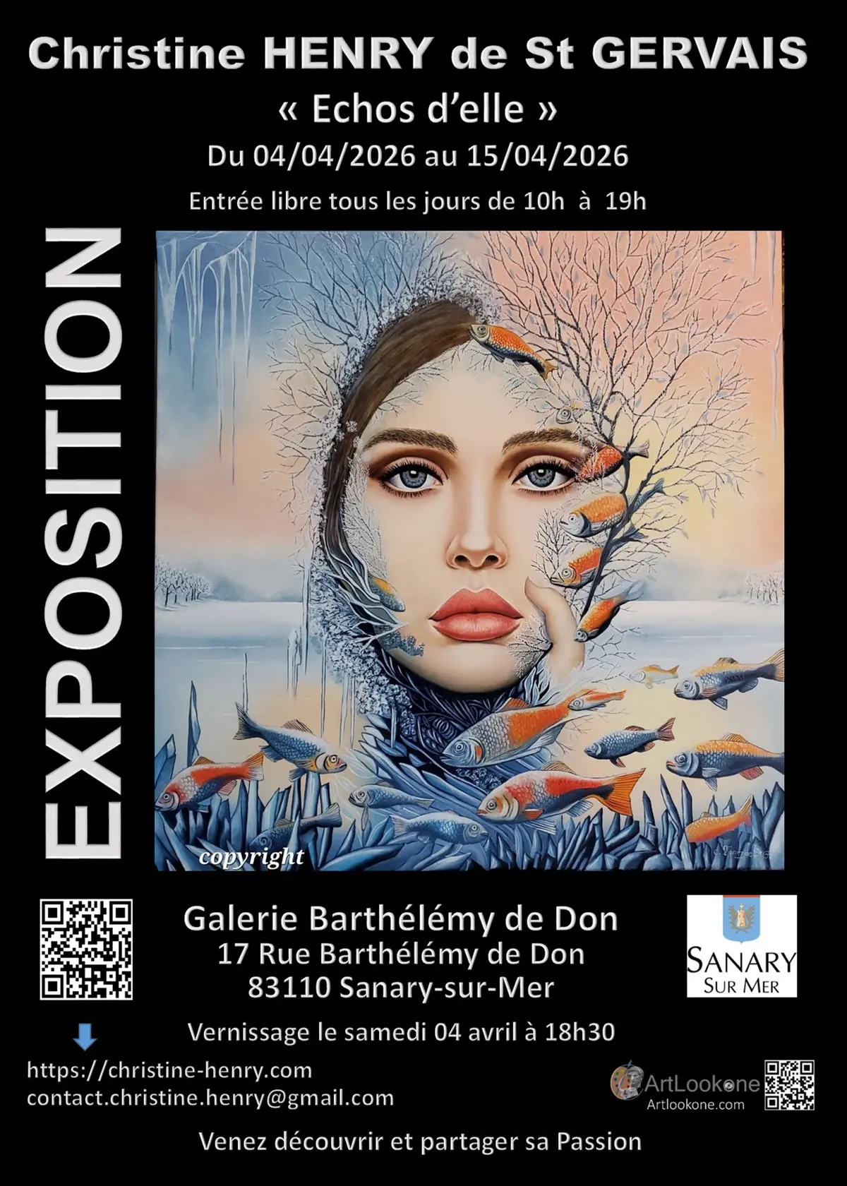 Exposition d'Art de Christine HENRY de St Gervais