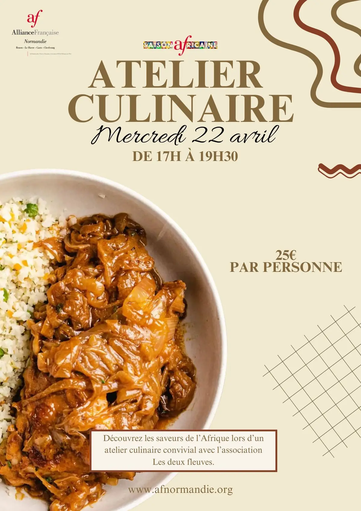 Atelier culinaire africain : Yassa poulet