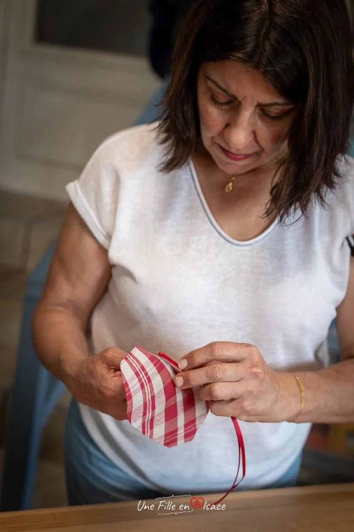 Réalisation d'un coeur en tissu Kelsch