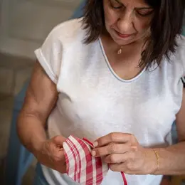 Réalisation d'un coeur en tissu Kelsch