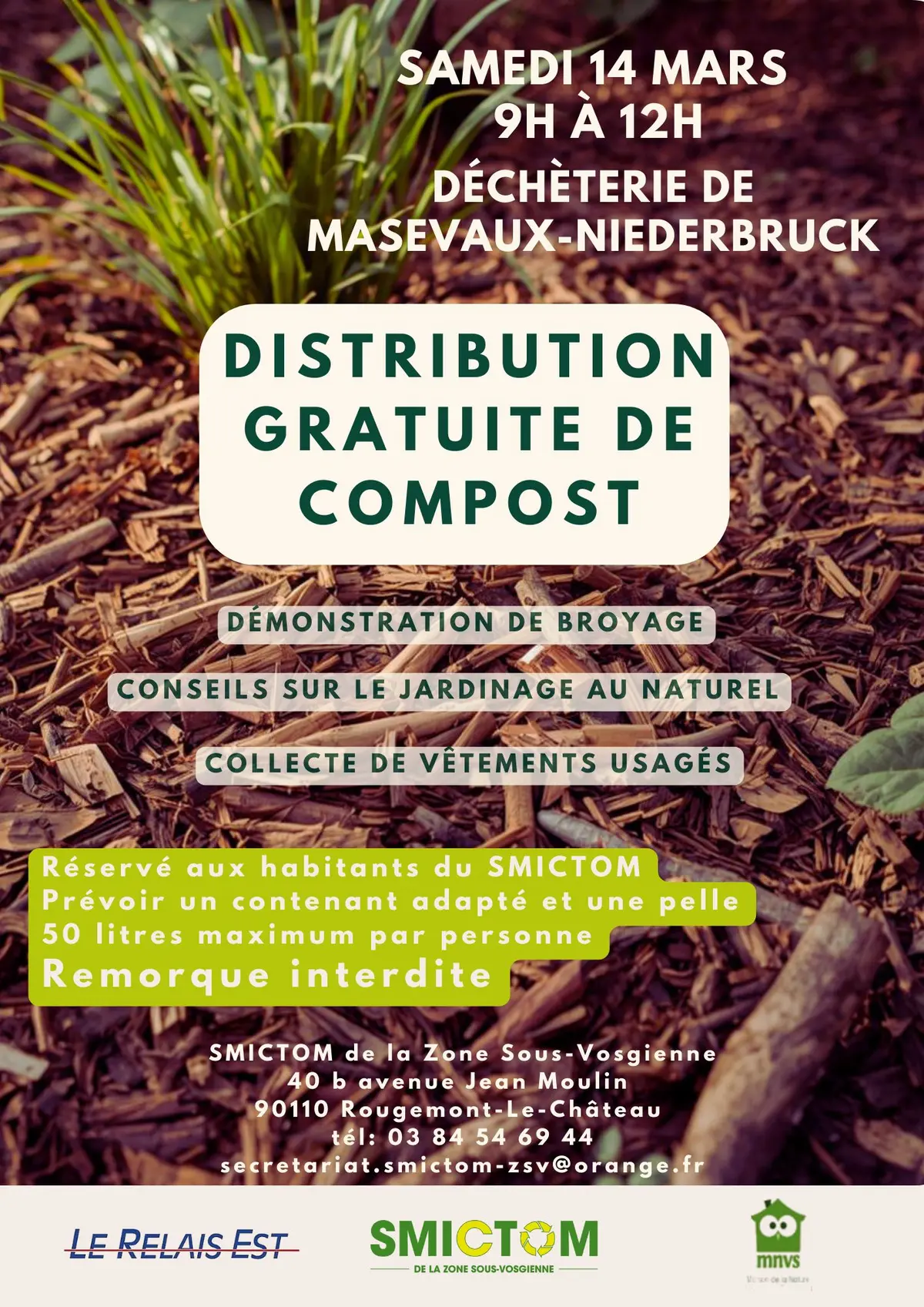 Distribution gratuite de compost