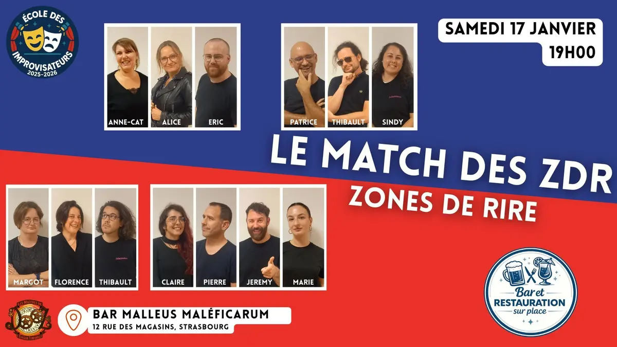 Le match des « zones de rire »