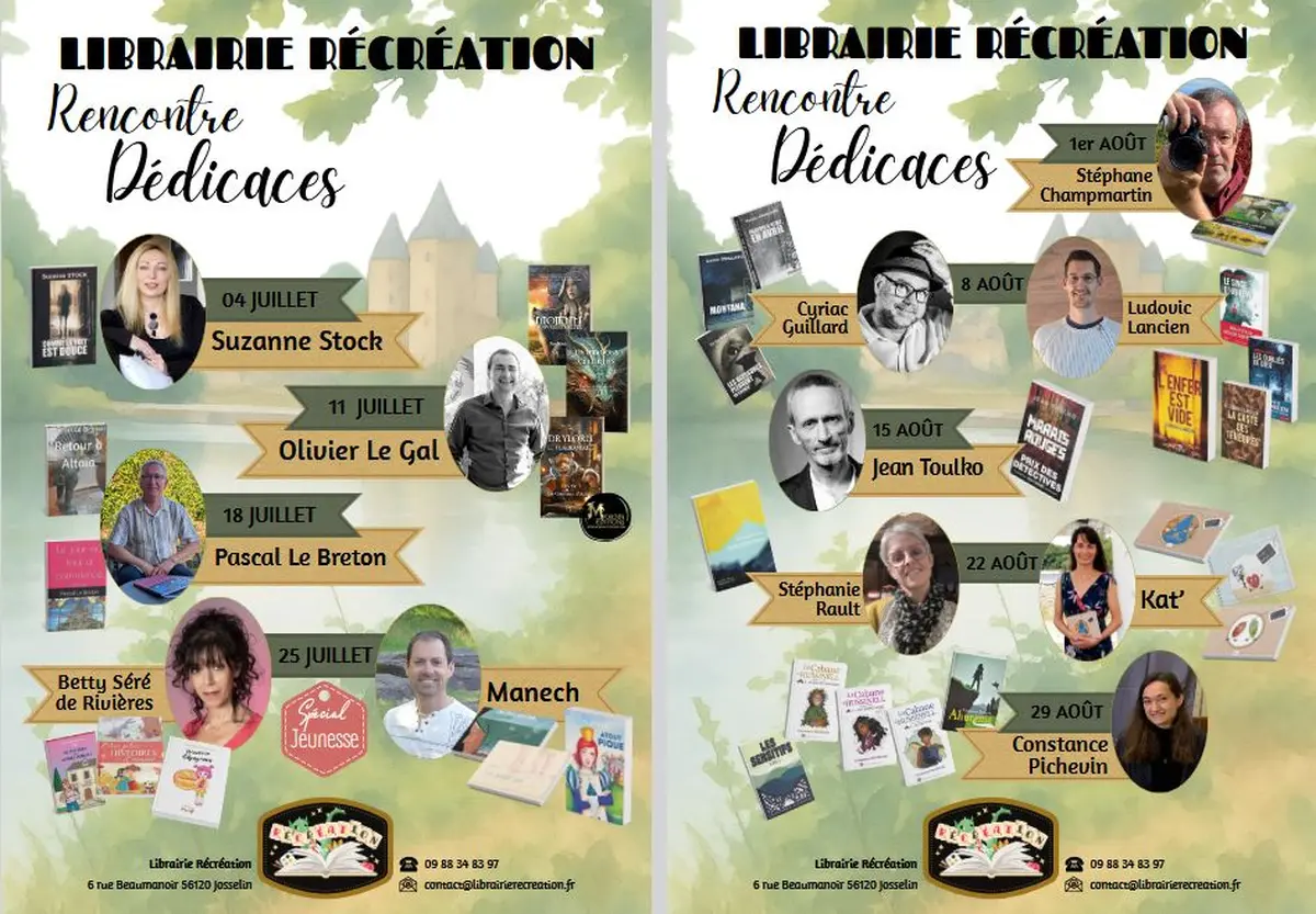 Rencontre-Dédicaces estivales 