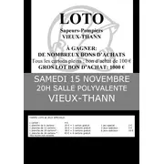 Loto des Sapeurs-Pompiers de Vieux-Thann