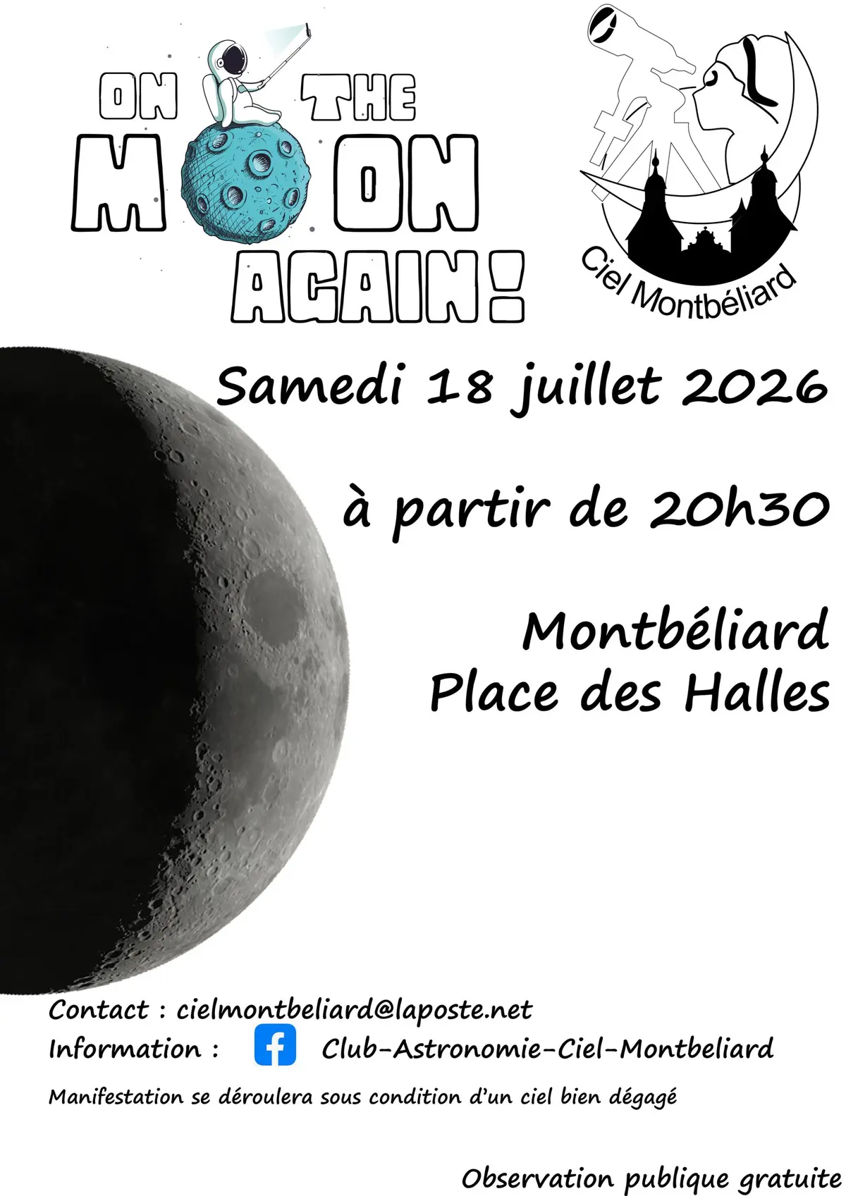 Observation astronomique On the Moon Again