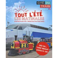 Les Matinales de la Cité du Train : visiter le musée ferroviaire de Mulhouse dès l'ouverture &copy; Cité du Train - Patrimoine SNCF