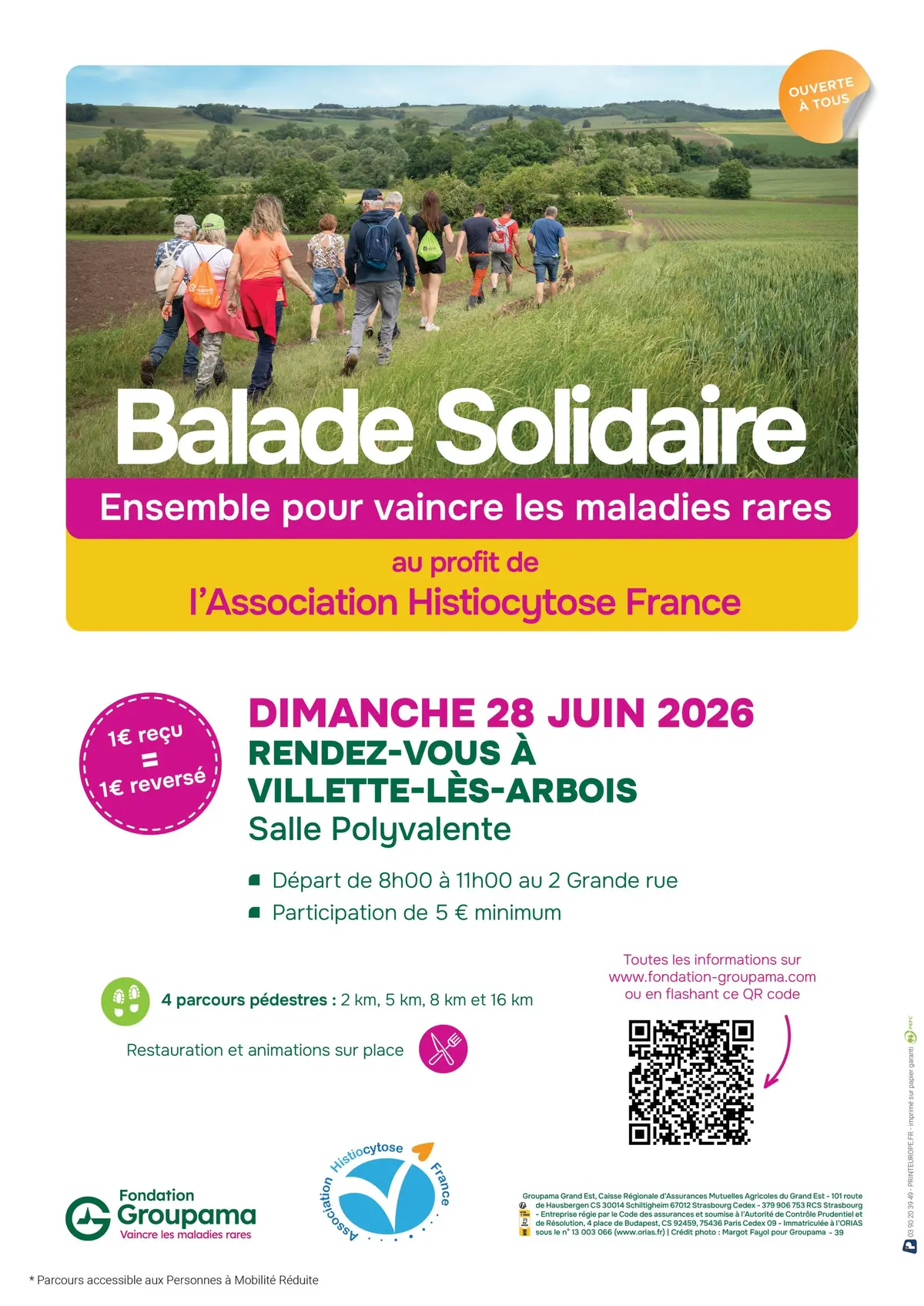 Balade Solidaire de Villette-lès-Arbois REPORTÉE