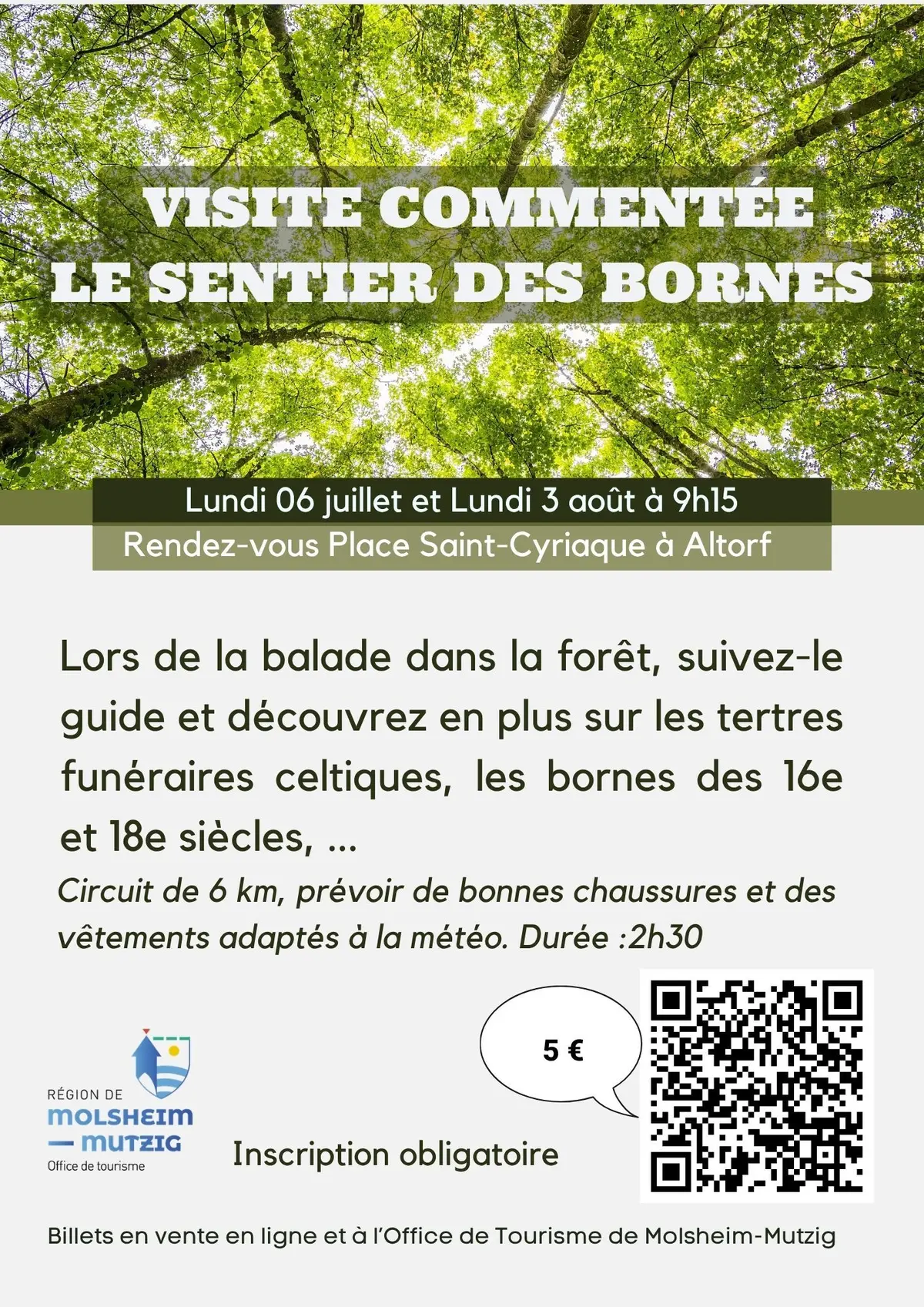 Balade commentée Le sentier des bornes