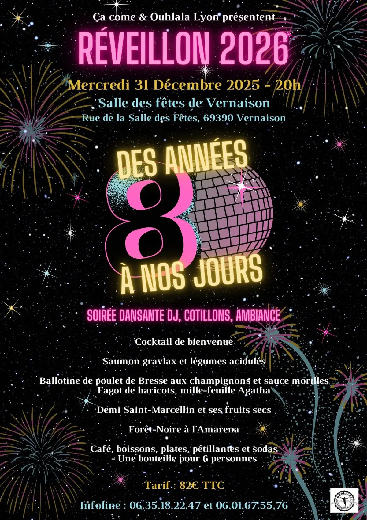 Réveillon à Lyon des années 80 à aujourd'hui 