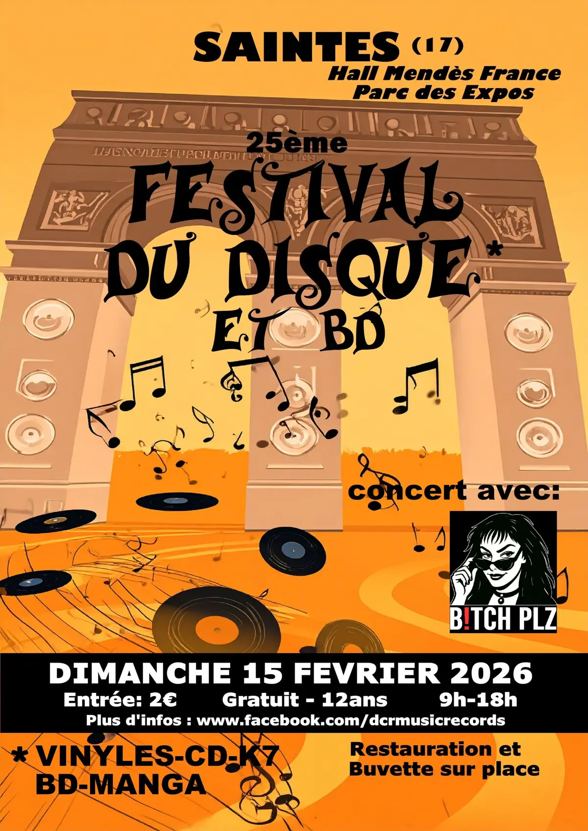 25 ème Festival du Disque et BD de Saintes