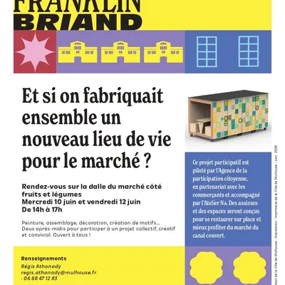 Et si on réalisait ensemble un nouveau lieu de vie pour le marché ?