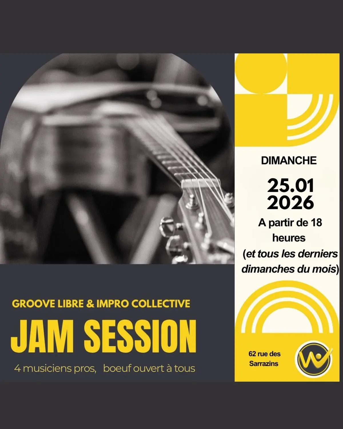 Jam session du W – groove libre & impro collective