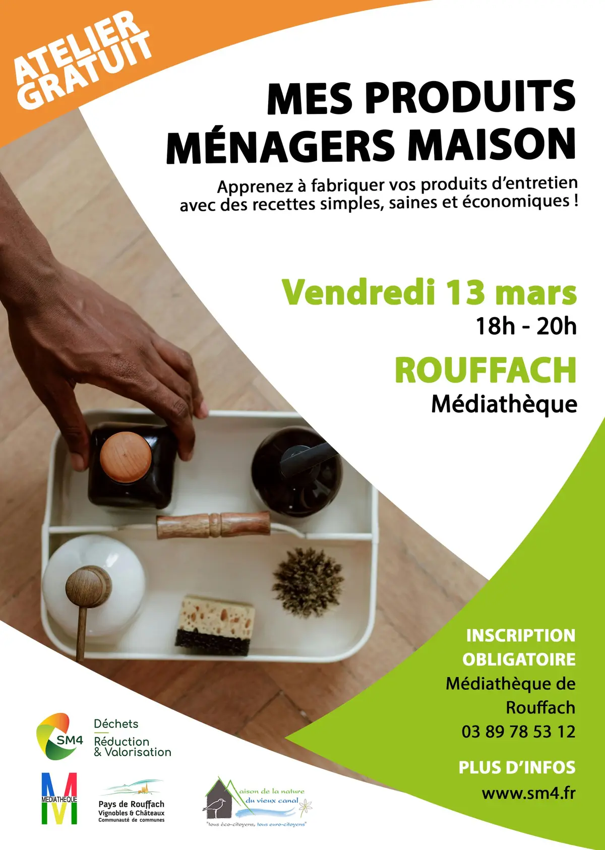 Atelier produits ménagers maison