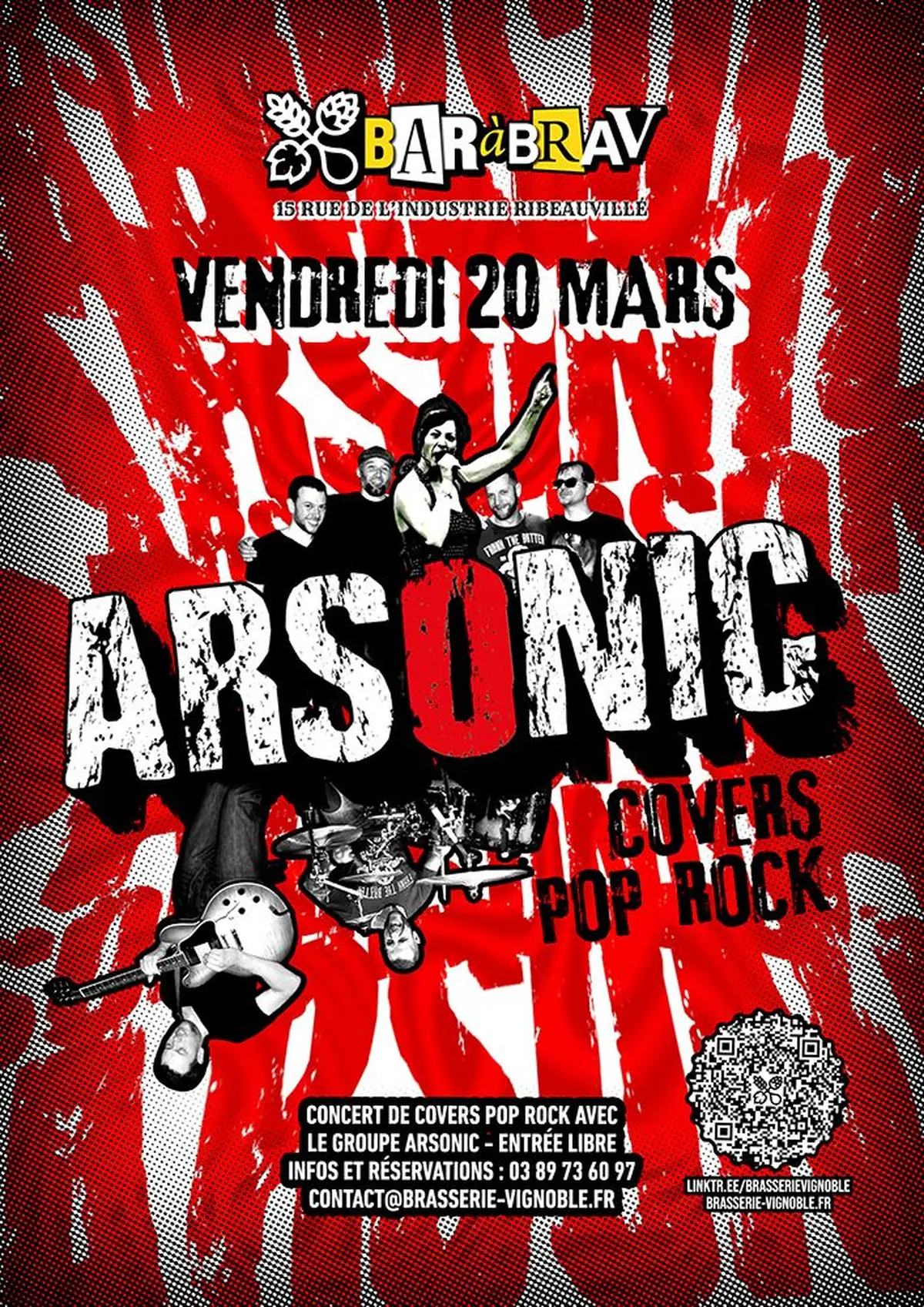 Arsonic en concert au BaRàBraV de Ribeauvillé 