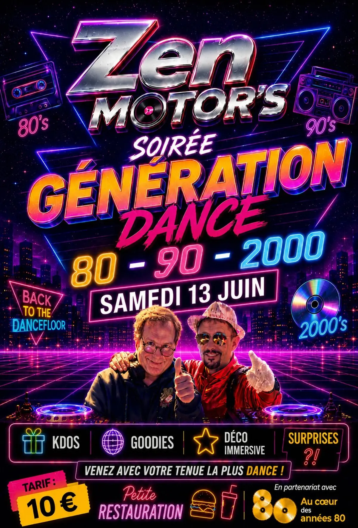 Soirée Génération DANCE 80-90-2000