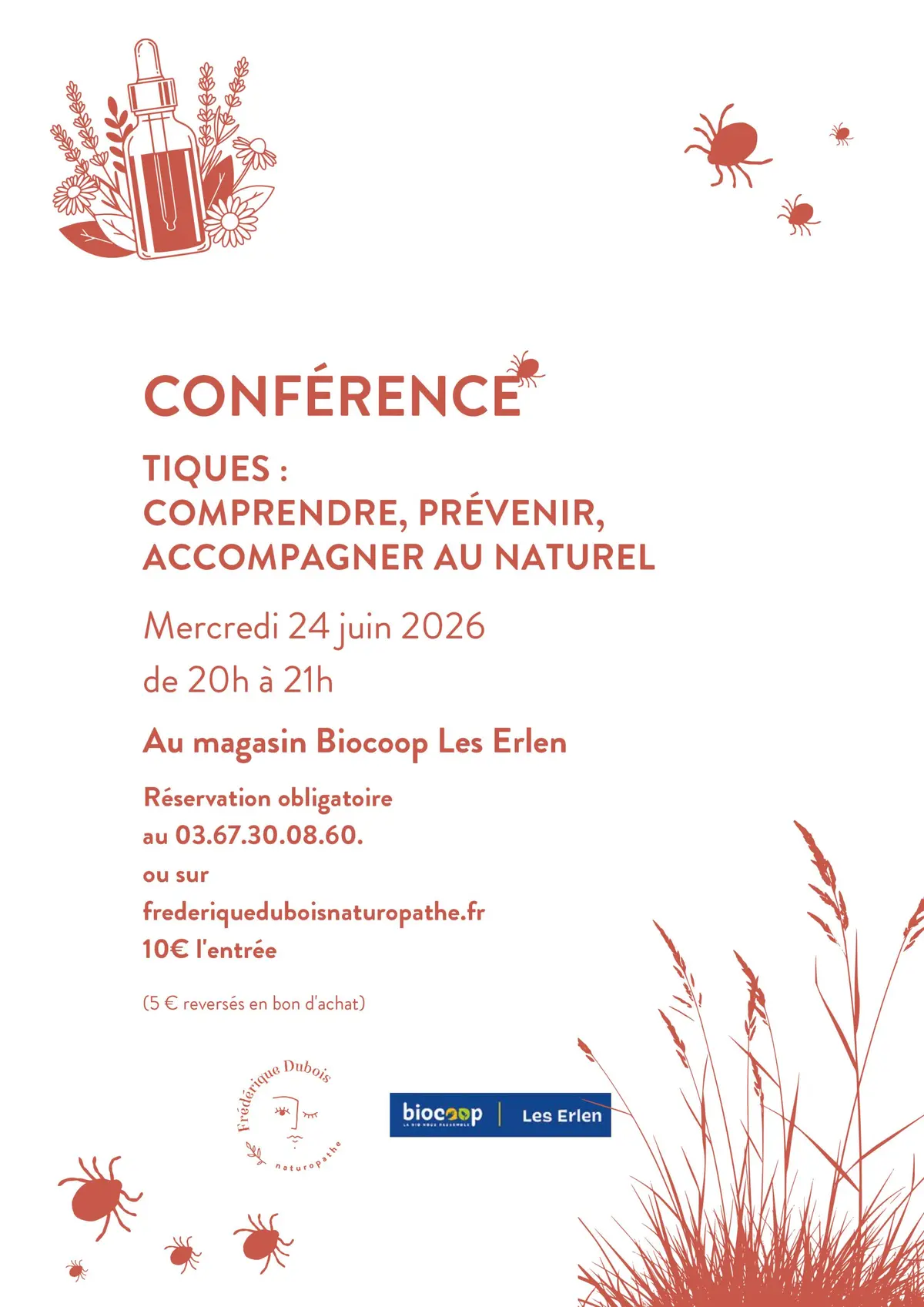 Tiques : comprendre, prévenir, accompagner au naturel