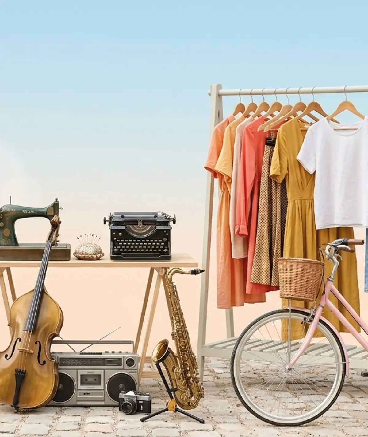 Marché aux puces de charité