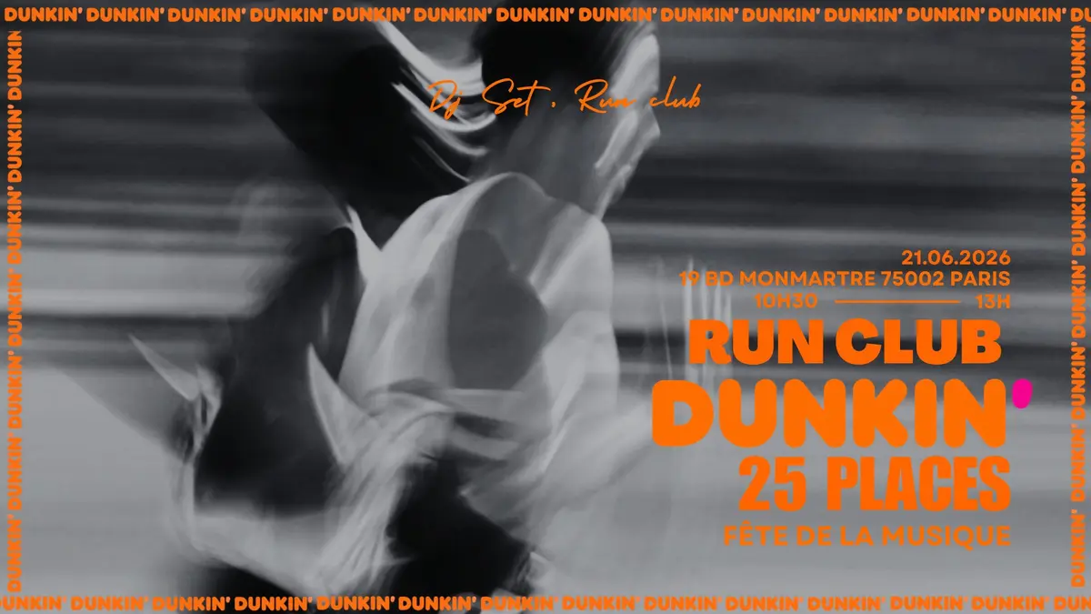 Running avec Dunkin pour la fête de la musique