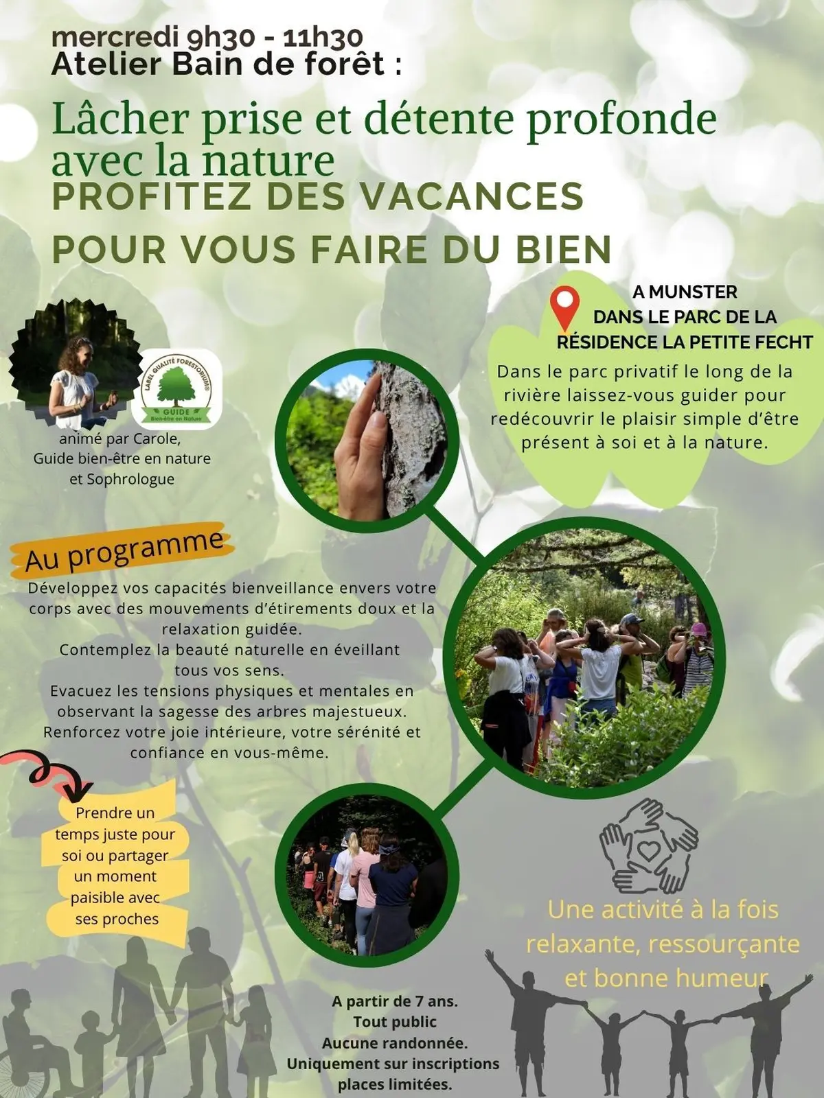 Lâcher prise et détente profonde avec le bain de forêt