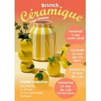 Atelier céramique et brunch / FÊTE DES MERES &copy; Angéline Dubois