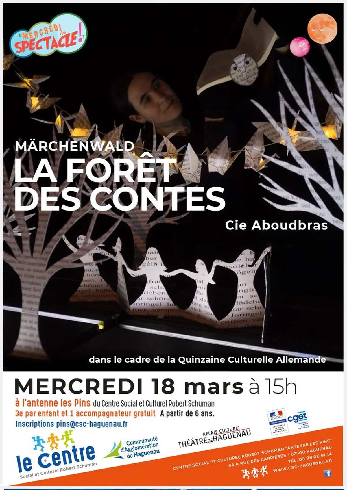 Mercredi c'est spectacle Marchenwald, La Forêt des contes