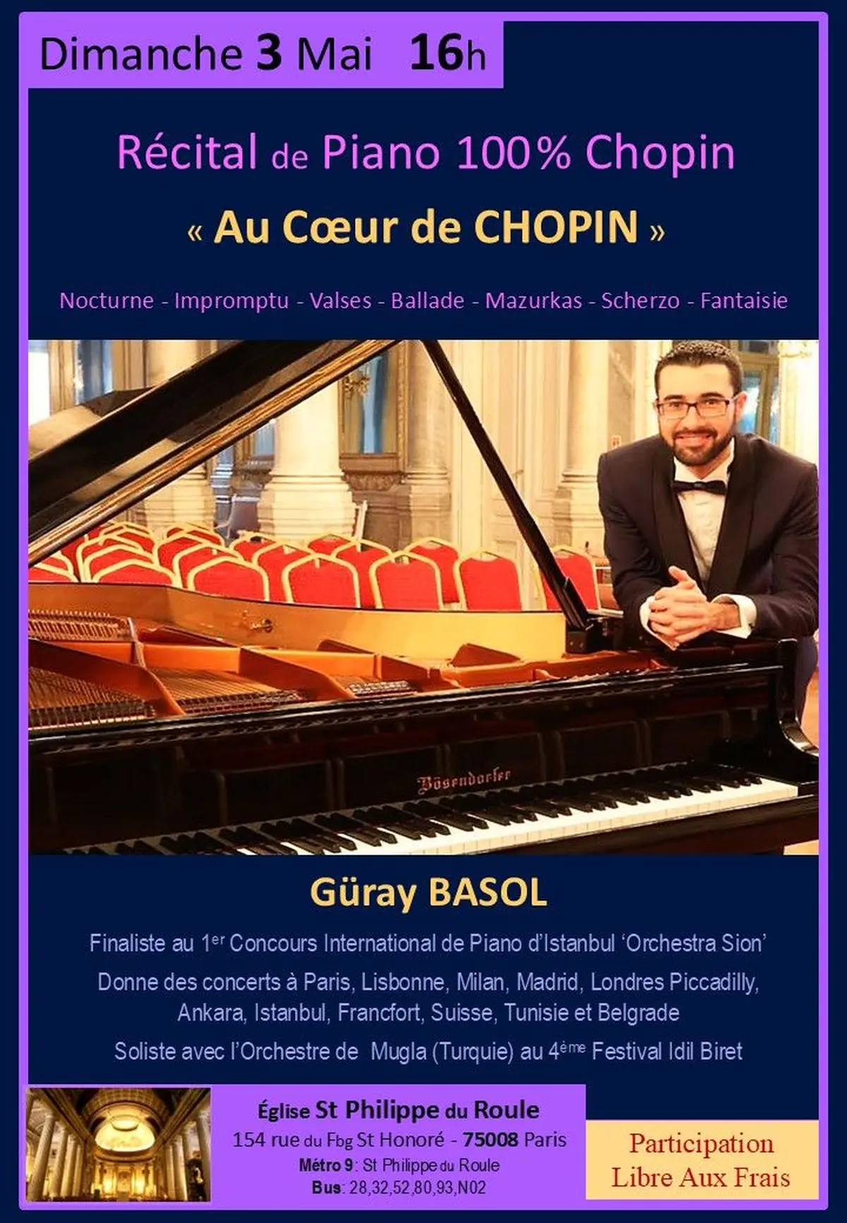 Récital Piano : 100% CHOPIN