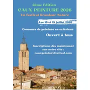 Festival de Peinture en extérieur à Caux (34)les 18 et 19 juillet 2026