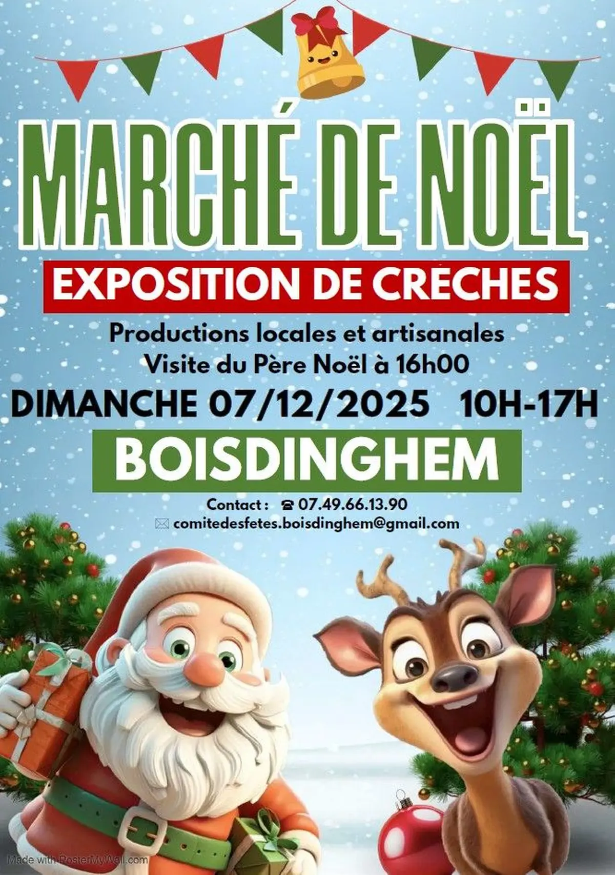 Le petit Marché de Noël artisanal de Boisdinghem